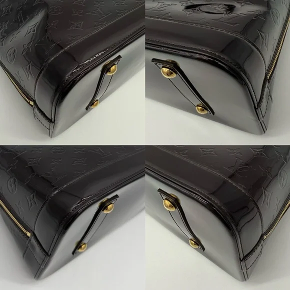 Authentic NEW Louis Vuitton Dark purple Vernis Alma GM - Picture 14 of 17